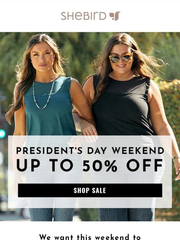 SALE: Up to 50% OFF Starts Now!