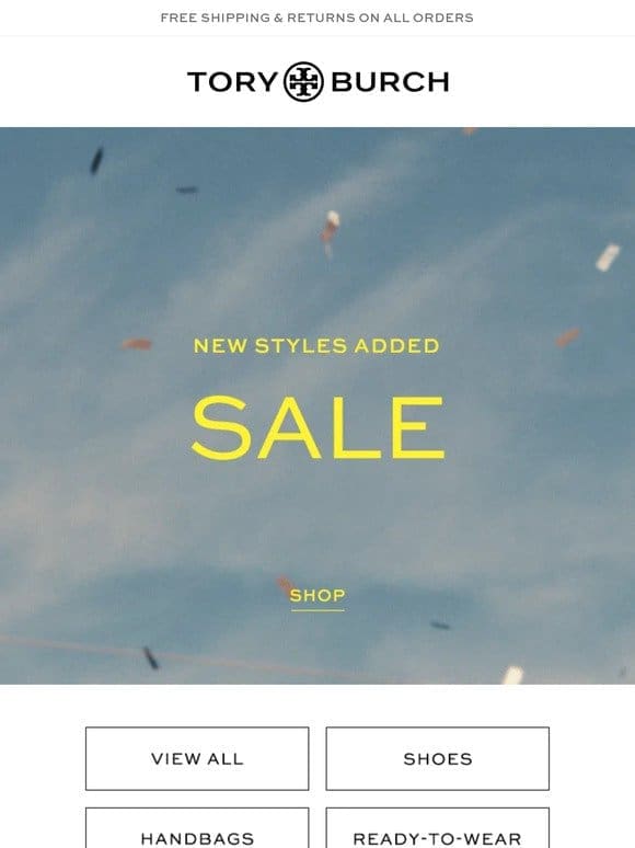 SALE: new styles added