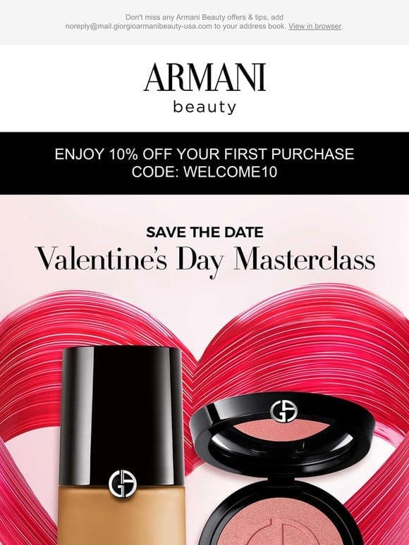 SAVE THE DATE: The Valentine’s Day Masterclass