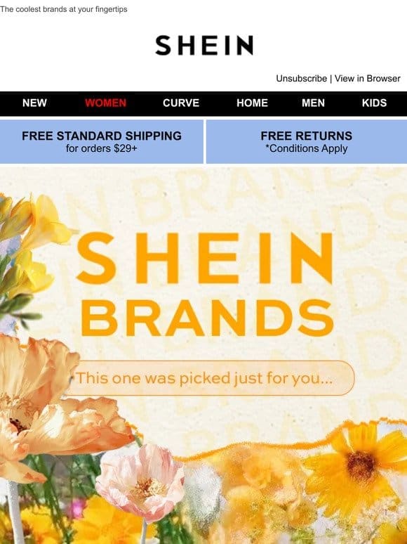 SHEIN Brands: This One Was Picked Just for