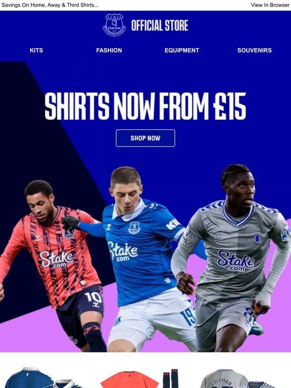 STAR BUYS: Shirts Now From £15!