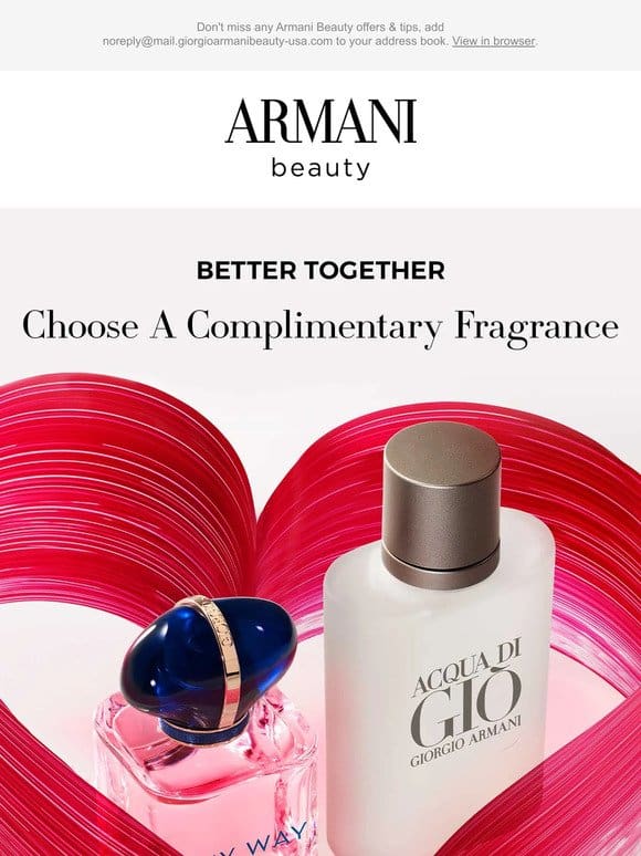 STARTS NOW: Choose A Complimentary Full-Sized Fragrance