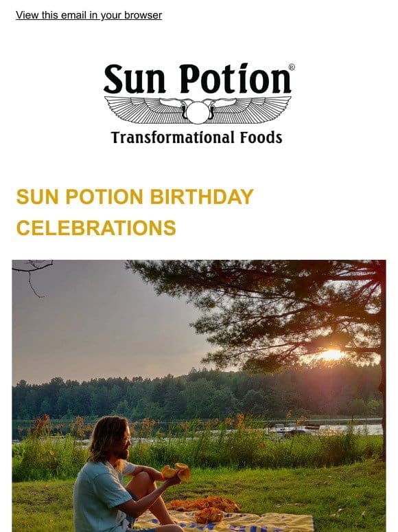 SUN POTION CELEBRATES ANOTHER YEAR