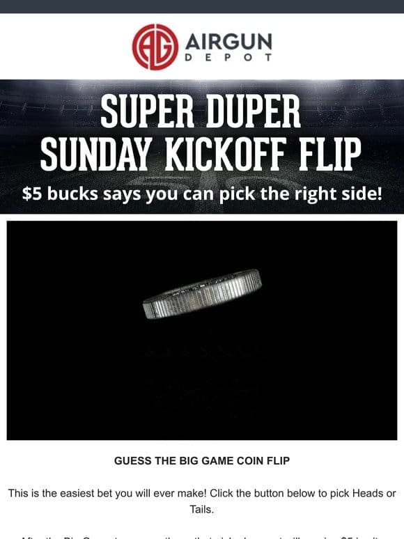 Saturday Fun: Big Game Coin Flip