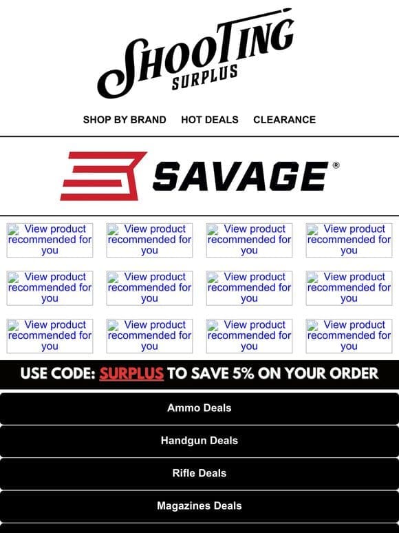 Savage Arms Deals & Best Selling， Rifles， Pistols and Mags