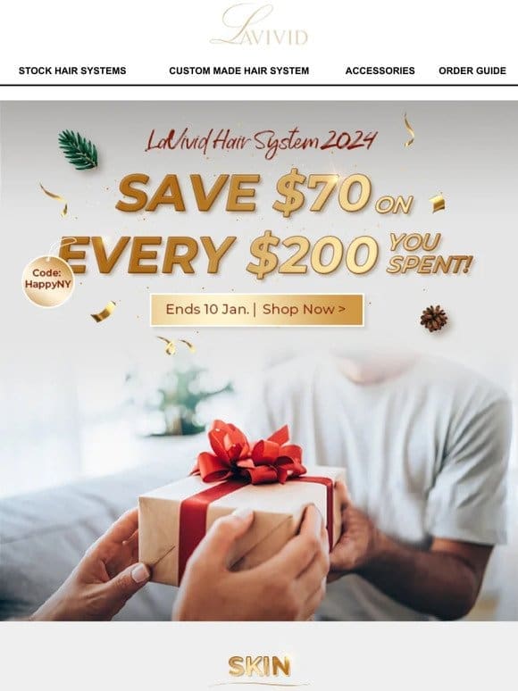 Save $70 on EVERY $200 You Spent!