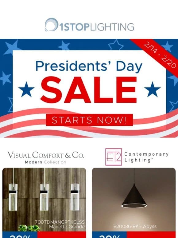 Save BIG this Presidents’ Day