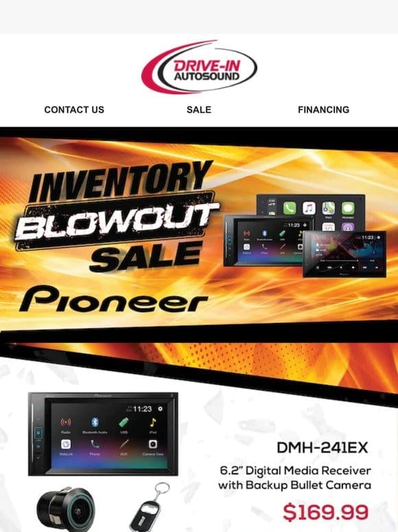 Save Big on Pioneer During the Inventory Blowout Sale!