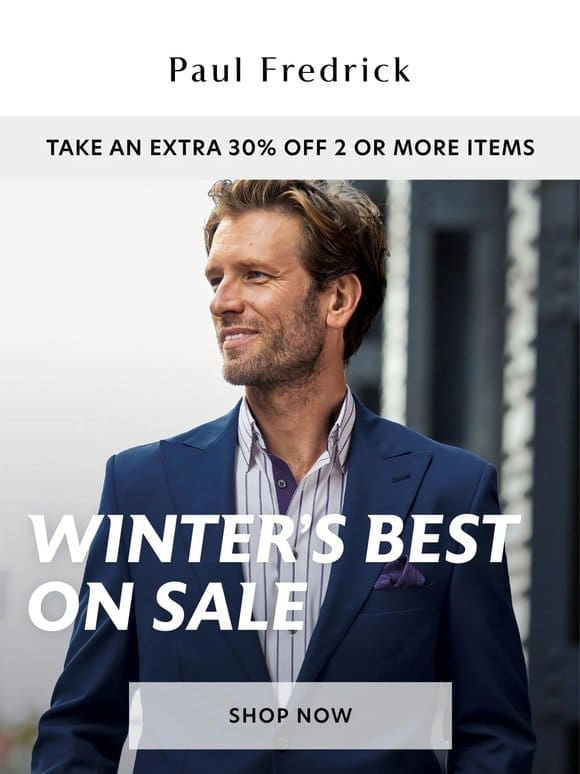 Save on a new shirt (and the suit to go with it)