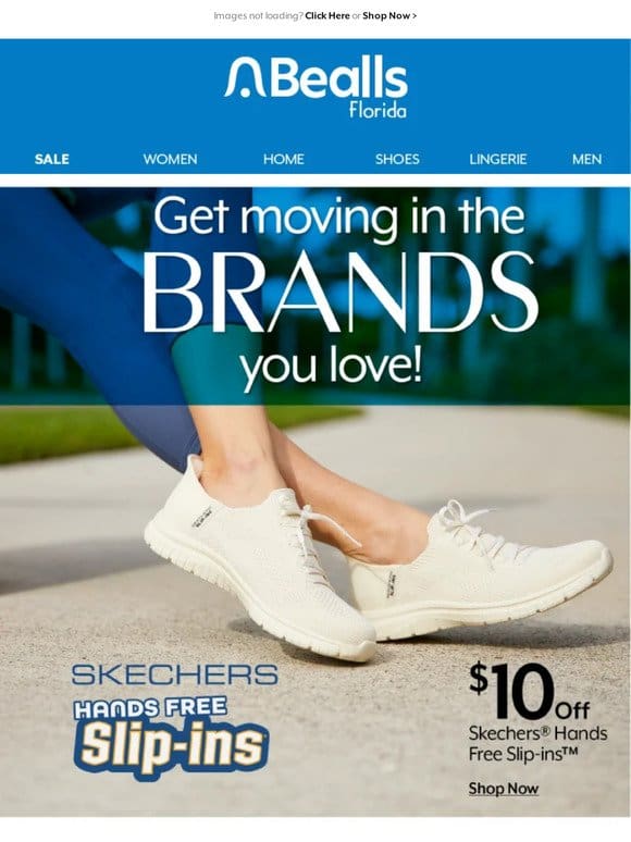 Save on athletic brands to get you moving!