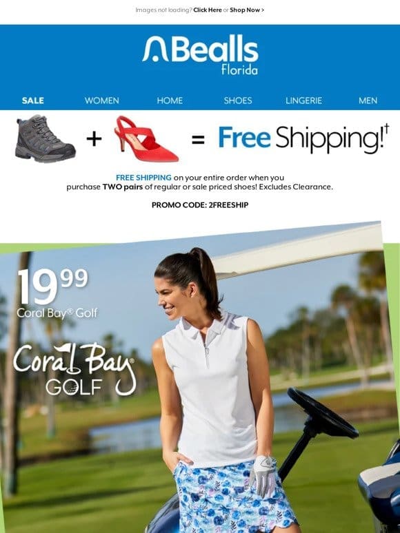 Save on golf styles from your favorite brands