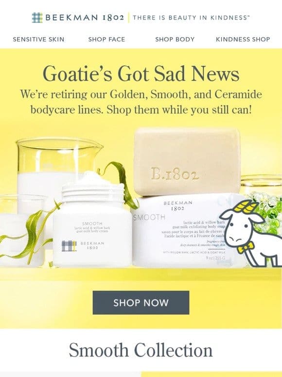 Say Baaa-Bye to These Bodycare Favorites