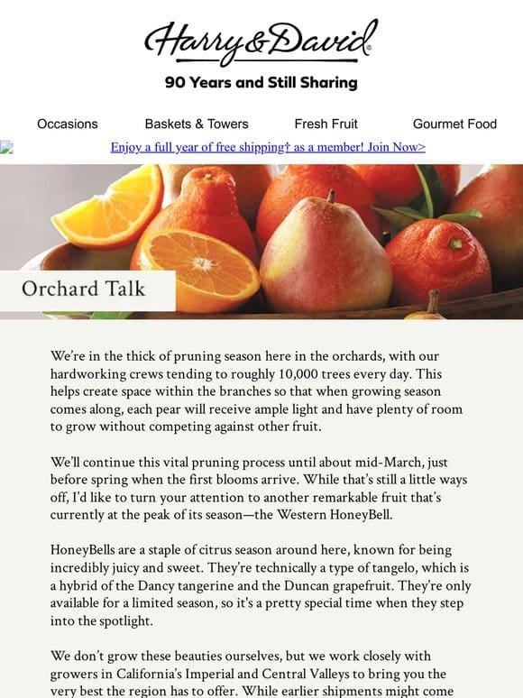 See what’s happening in the orchards.