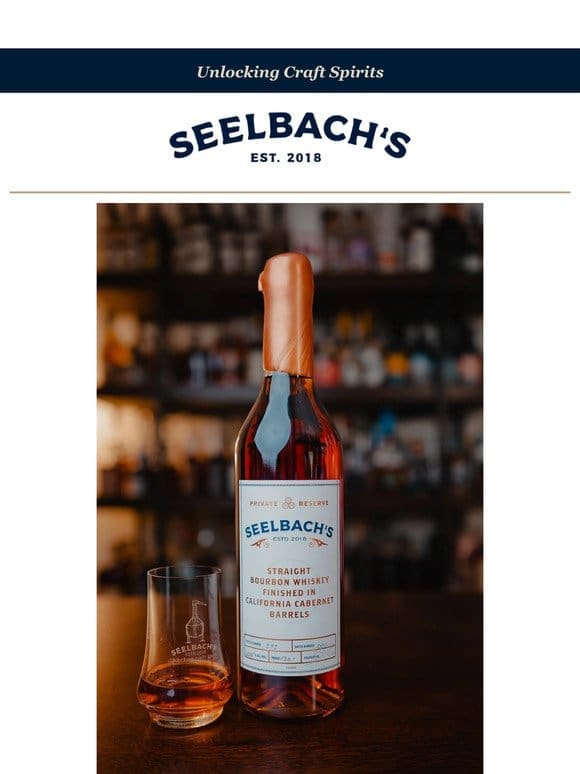 Seelbach’s Private Reserve High Proof Cabernet Finished Bourbon