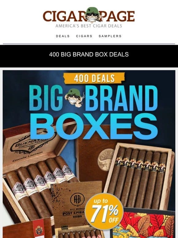 Shhh the Unauthorized big brand box sale is back!