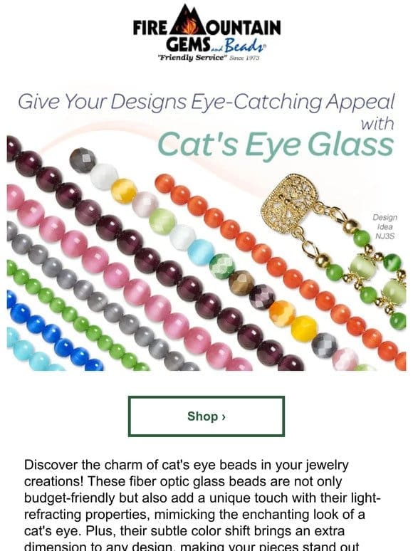 Shine On! See How Cat’s Eye BEADS Can Enhance Your Jewelry Designs