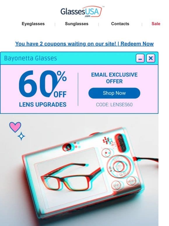 Shop Bayonetta Glasses   Exclusive offer inside