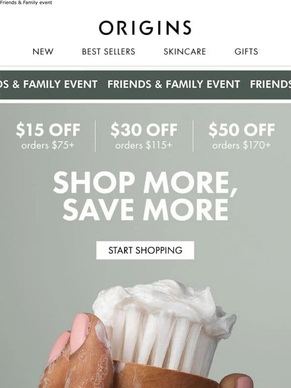 Shop More， Save More ($15+ OFF)