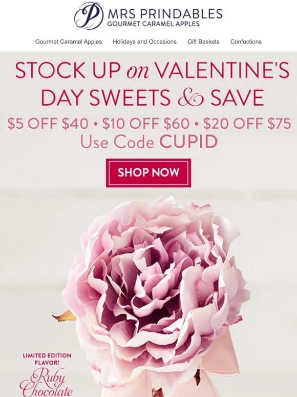 Shop More， Save More Valentine’s Sale