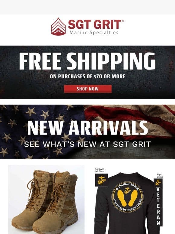 Shop Newest and Best-Selling USMC Gear Today!
