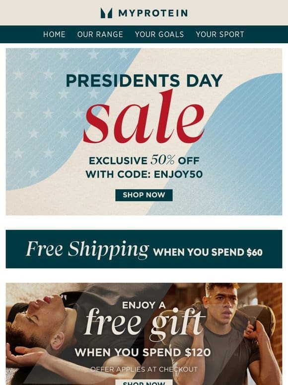 Shop Our Presidents’ Day Sale
