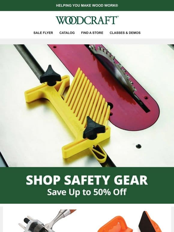 Shop Safety Gear — Up to 50% Off!
