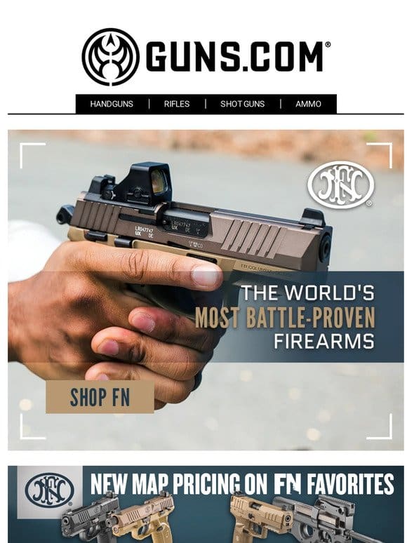 Shop The Highest-Quality Firearms With FN America