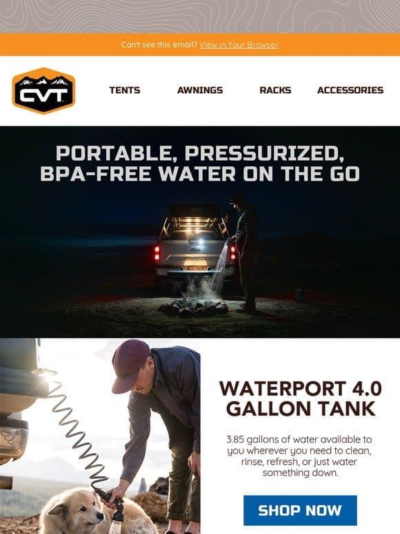 Shop WaterPORT on CVT!
