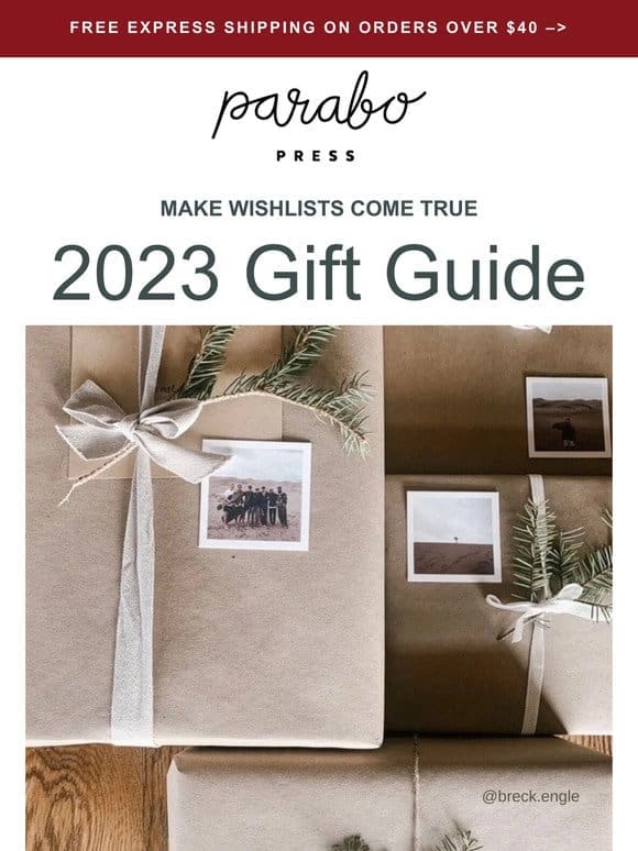 Shop our 2023 Gift Guide + Get Free Express Shipping
