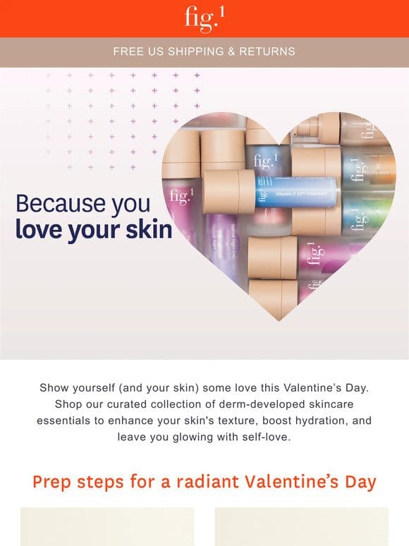 Shop our Valentine’s Day skincare edit!  ✨