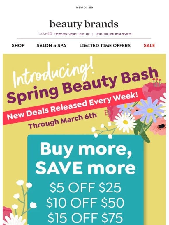 Shop the Spring Beauty Bash