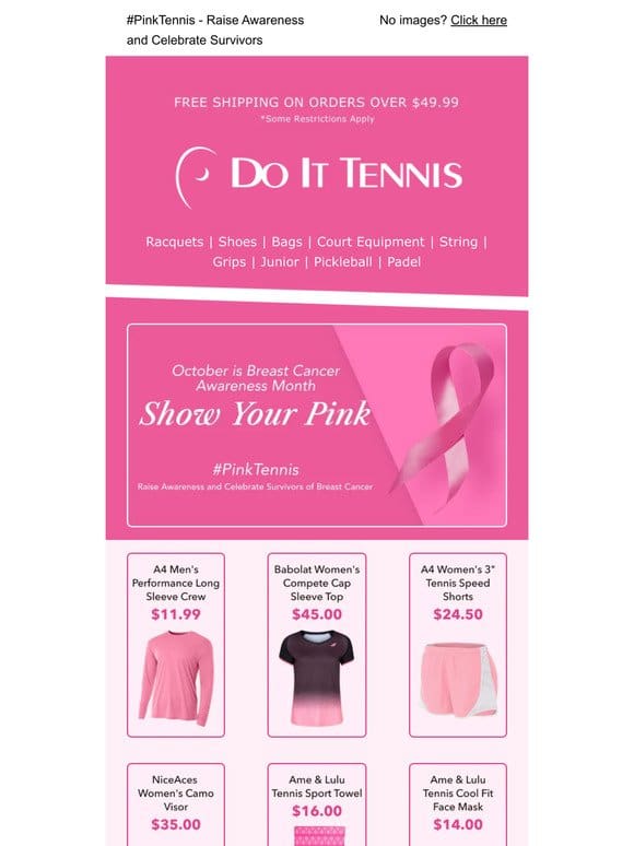 Show Your Pink – October Is Breast Cancer Awareness Month