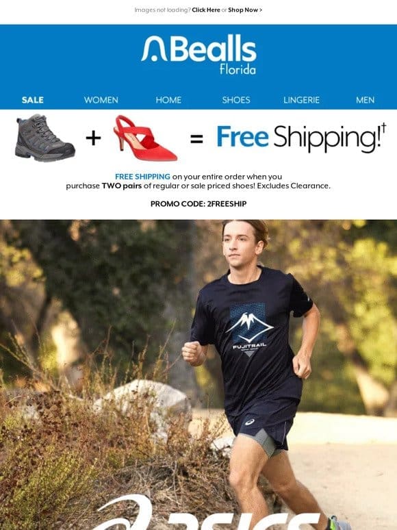 Skechers， New Balance & more， on sale now!