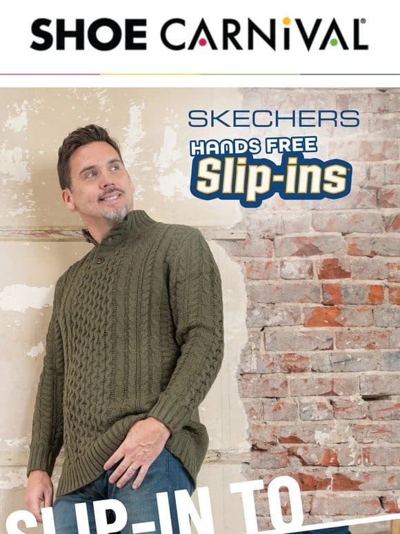 Slip into comfort with Skechers Slip-ins