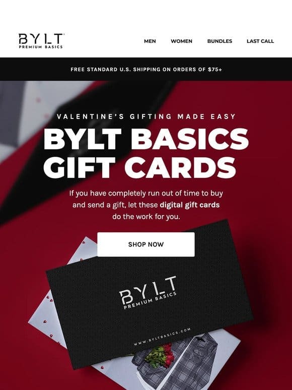 Spread the Love With BYLT Digital Gift Cards