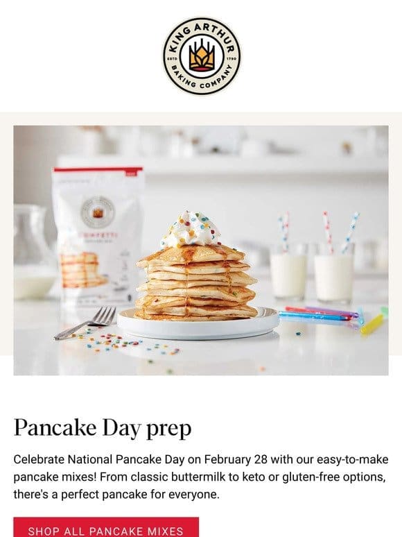 Start Flipping: Shop Pancake Mixes!