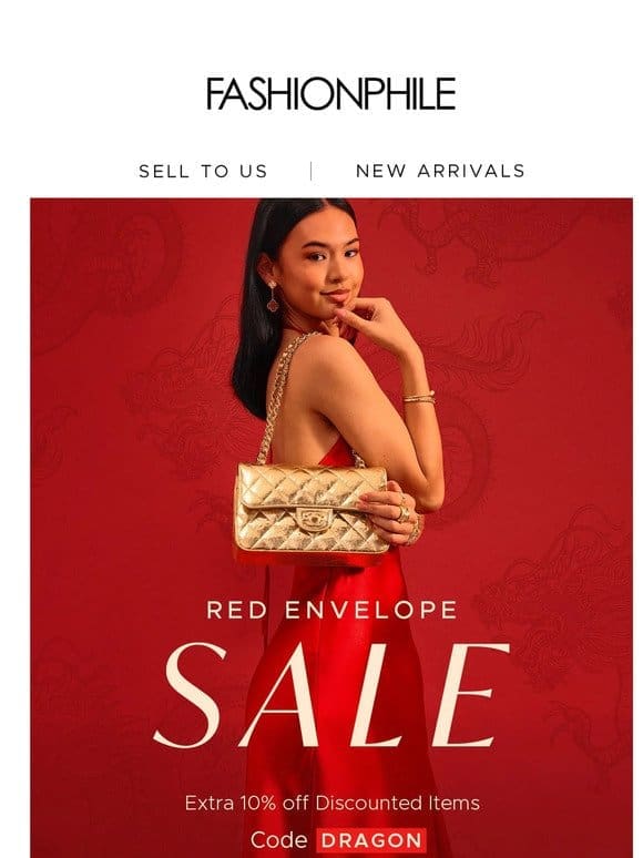 Starting Now: Red Envelope Sale!