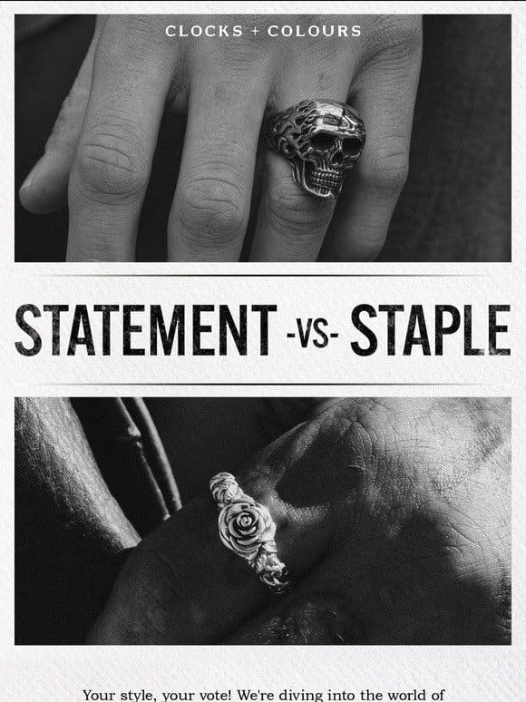 Statement or Staple…