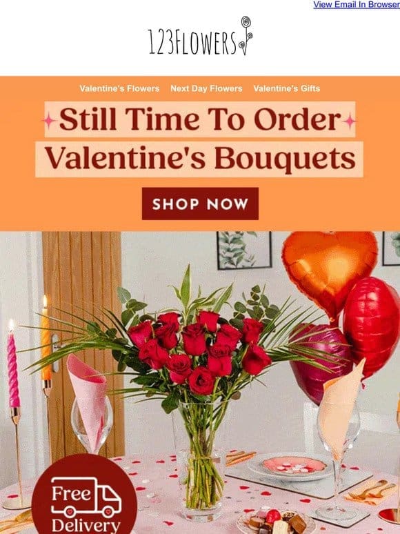 Still Time To Order Valentine’s!