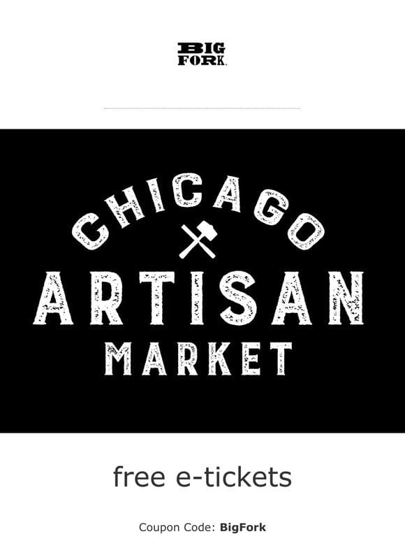 Still need some gifts for the holidays? Free Ticket to Artisan Market – Sat-Sun， Dec 16-17