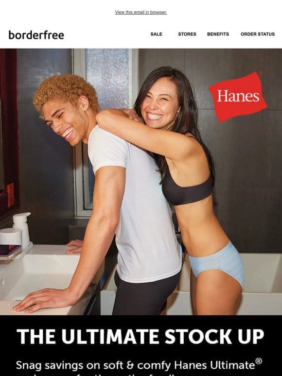 Stock Up & Save on Hanes Ultimate