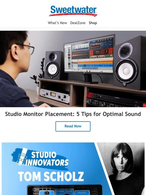 Studio Monitor Placement: 5 Tips for Optimal Sound