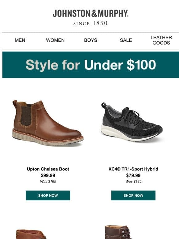 Style for Under $100