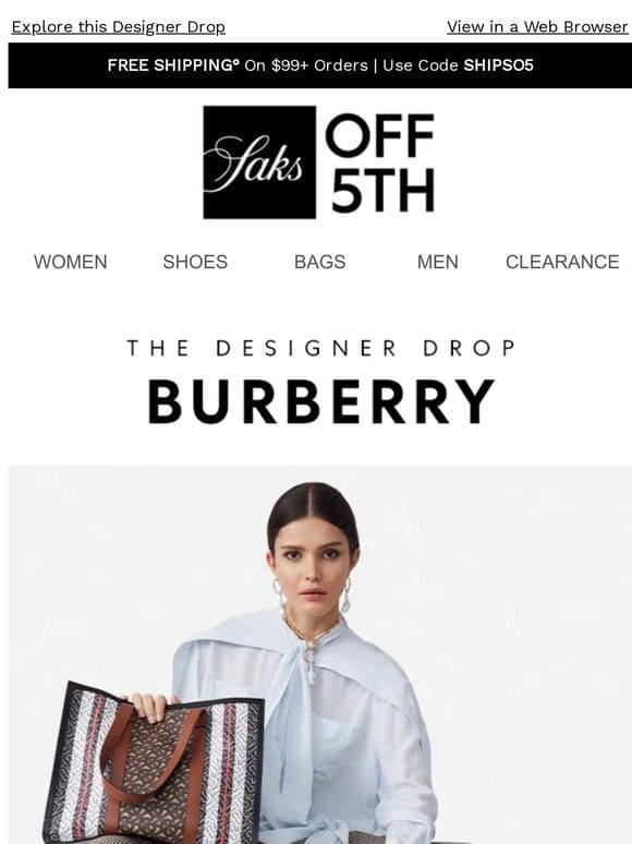 Styles going FAST! Up to 40% OFF Burberry now