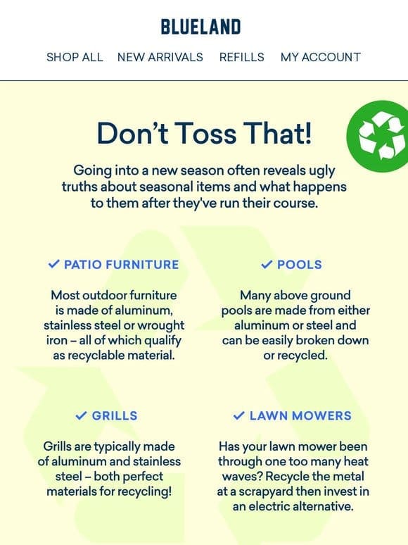 Summer recycling 101