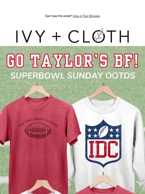 Super Bowl Sunday (Taylor’s version) is otw!