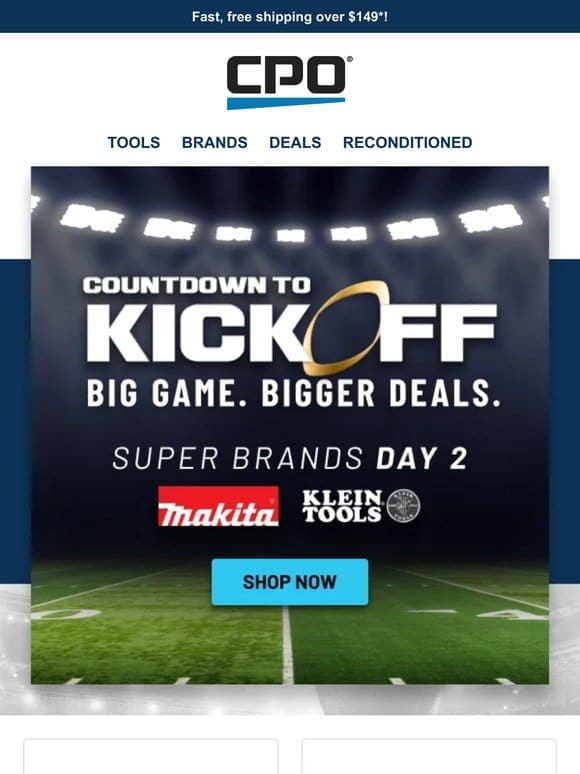 Super Brands Day 2: Huge Makita Savings for Only 24 Hours!