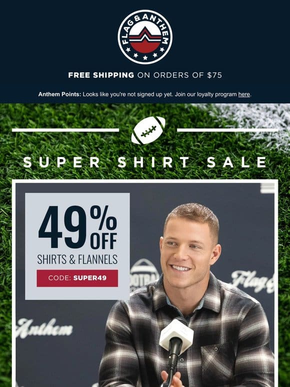 Super Shirt Sale: 49% OFF CROWD FAVORITES