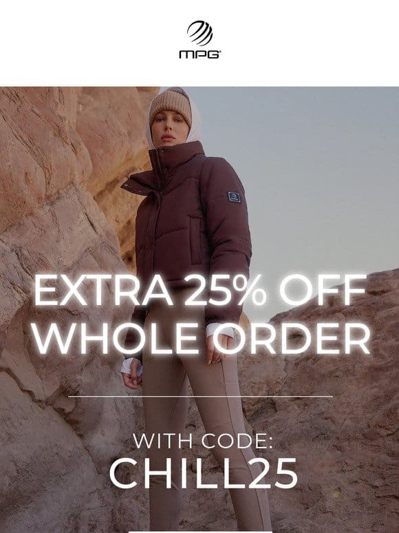 THIS WEEKEND ONLY: 25% OFF Whole order