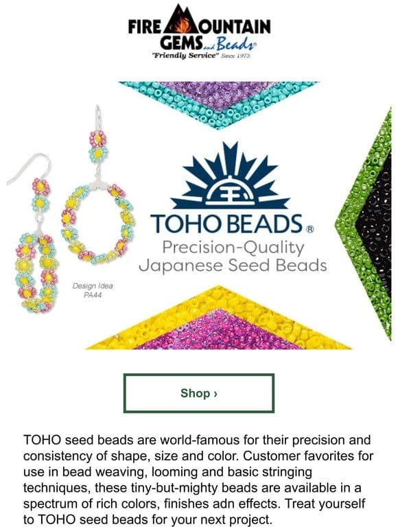 TOHO Seed Beads – Trusted Since 1951